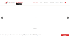 Desktop Screenshot of makitech.com.pl